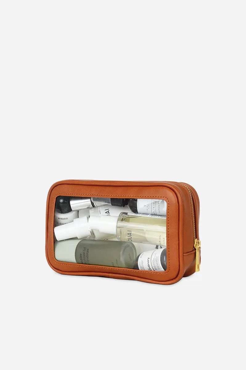 The Toiletry Case Small - Brown