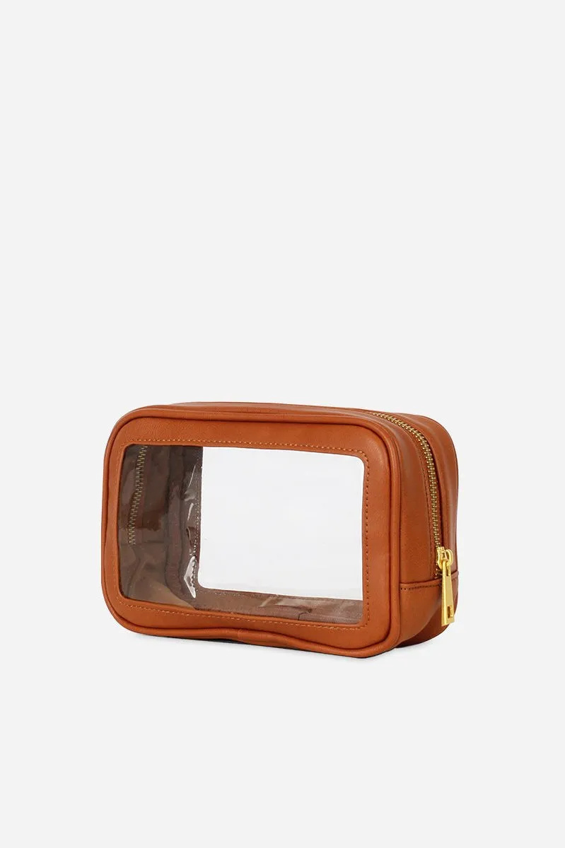 The Toiletry Case Small - Brown