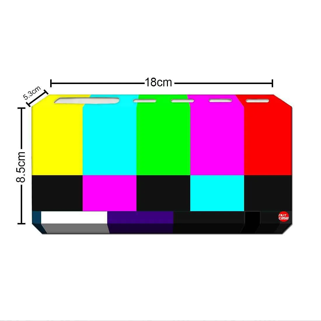 Toothbrush Holder Wall Mounted -NTSC TV Test Card