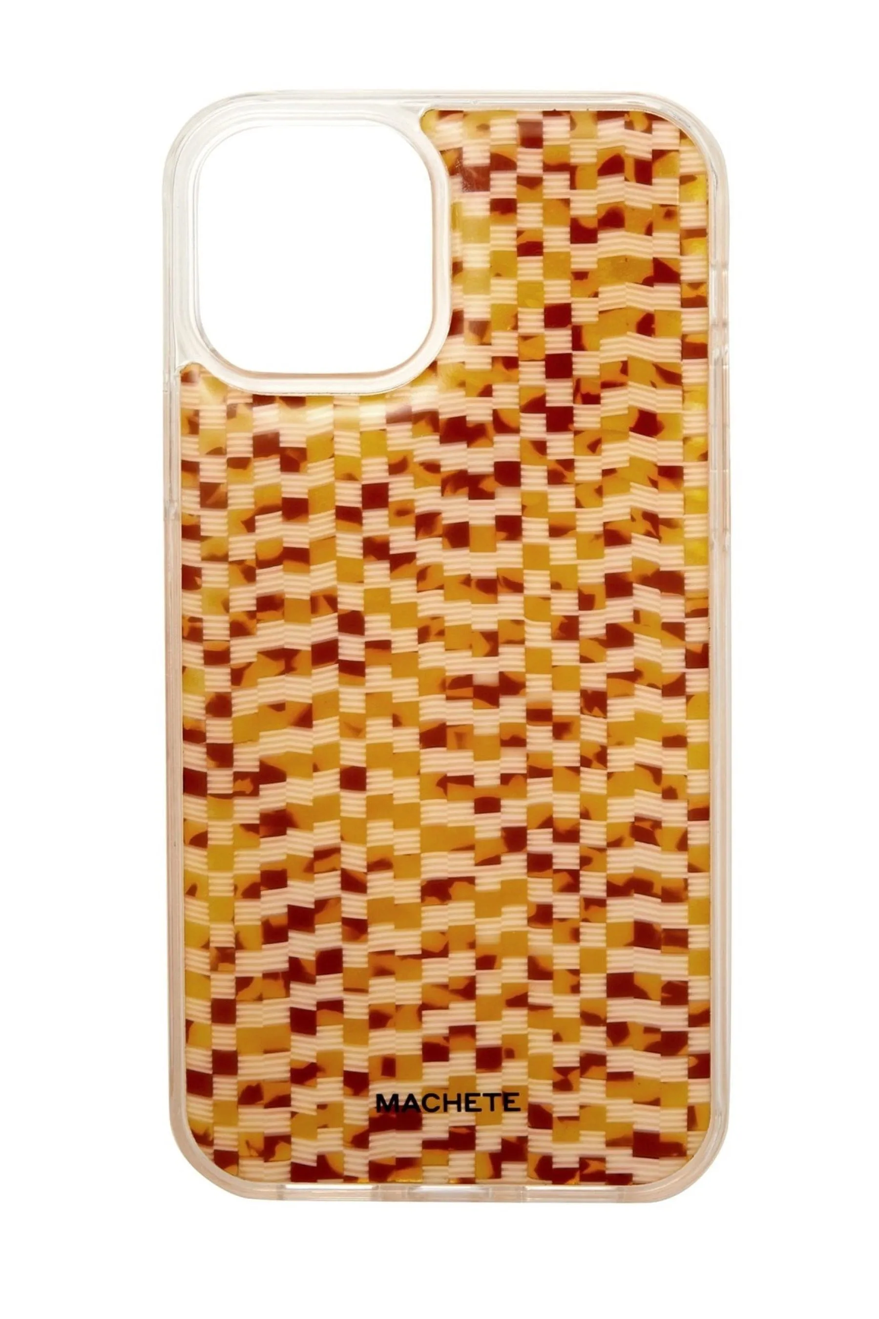 Tortoise Checker iPhone Case