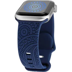 Tribal Elegance Silicon Band for Apple Watch - Navy