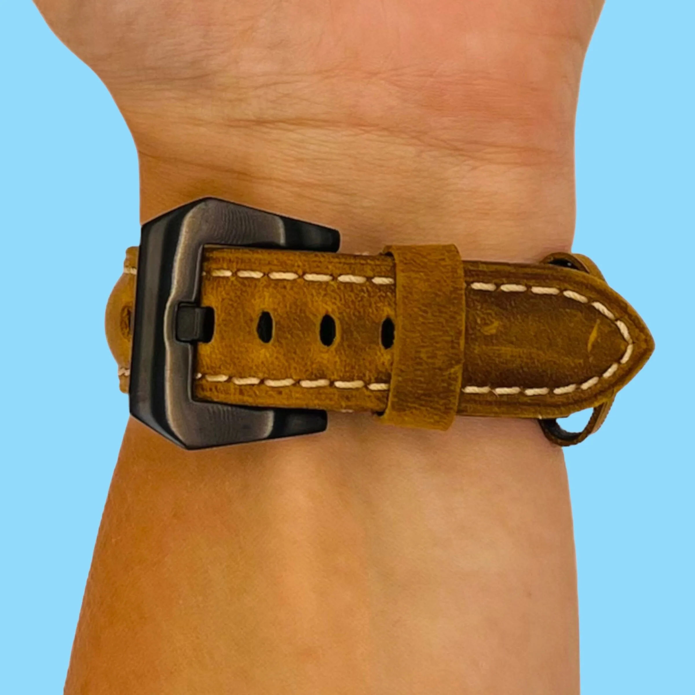 Universal Handmade Retro Leather Watch Straps - Compatible with most models