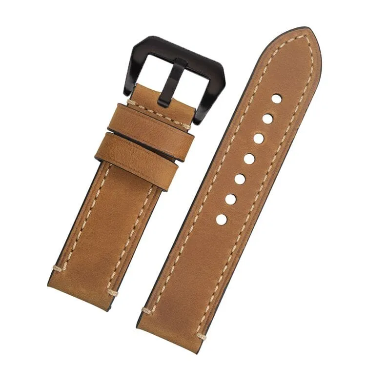 Universal Handmade Retro Leather Watch Straps - Compatible with most models