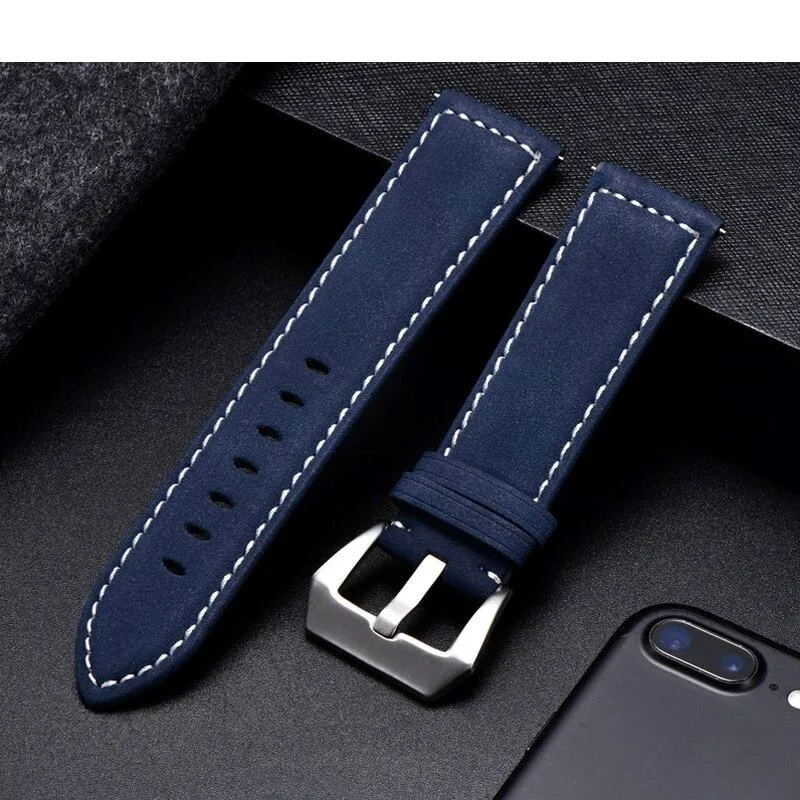 Universal Handmade Retro Leather Watch Straps - Compatible with most models