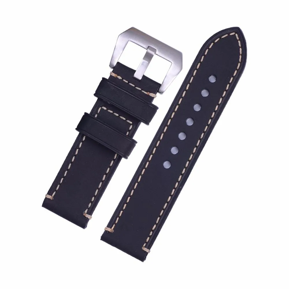 Universal Handmade Retro Leather Watch Straps - Compatible with most models