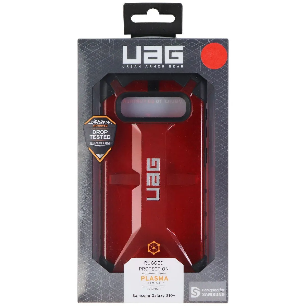 Urban Armor Gear Plasma Series Case for Samsung Galaxy (S10 ) - Red/Black