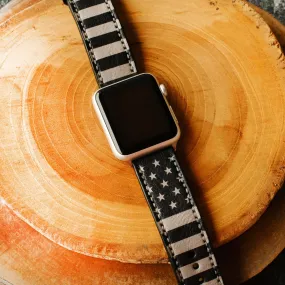 US Flag Apple Watch Strap For All Series by ruslieco