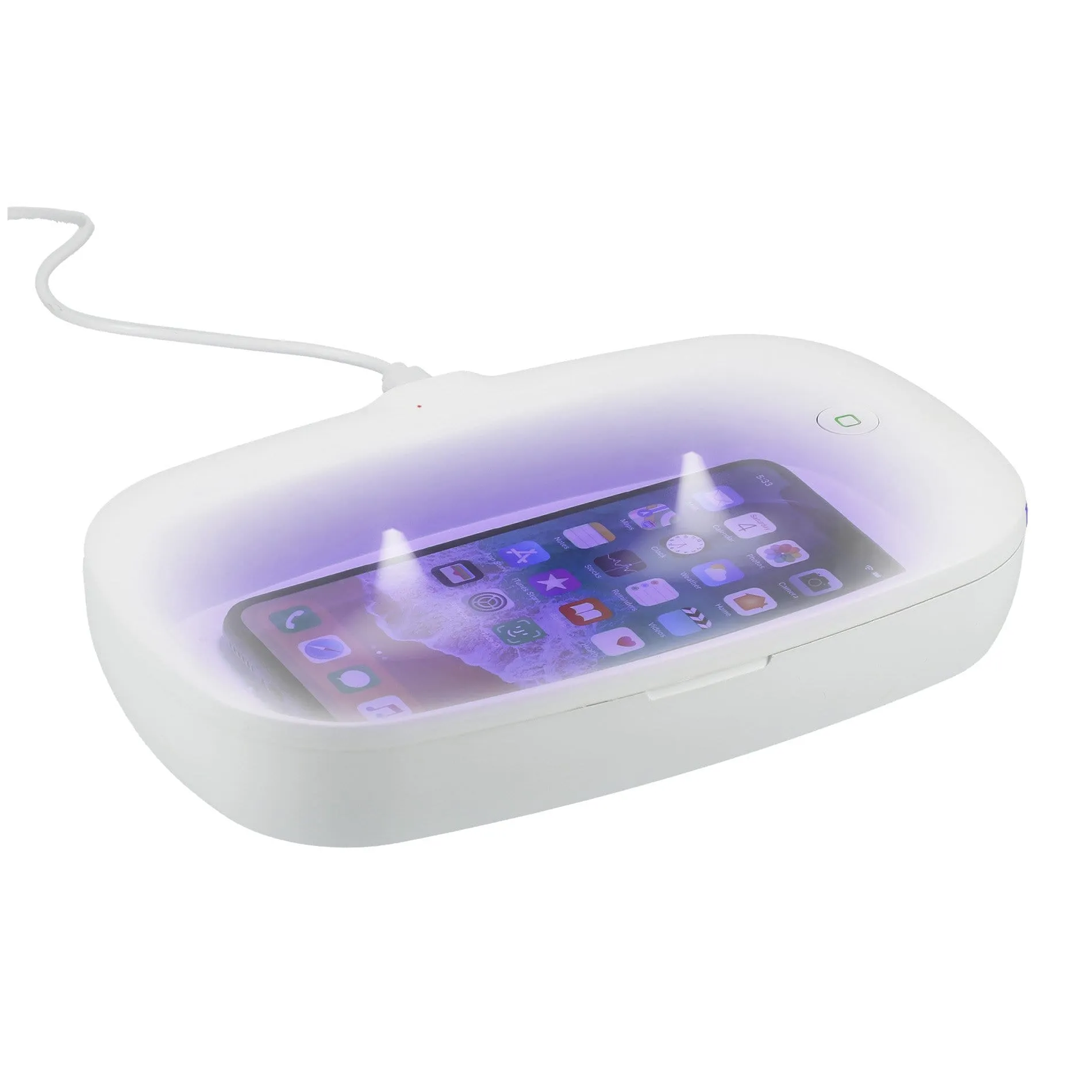 UV Phone Sanitizer with Wireless Charging Pad