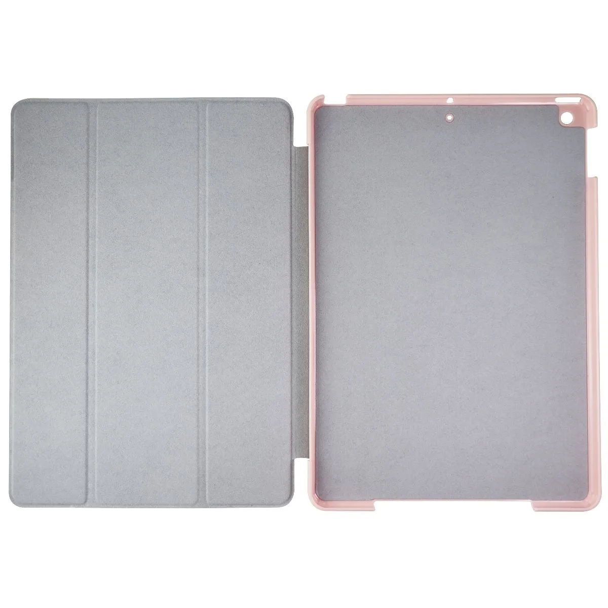 Verizon Folio Hard Case & Tempered Glass for iPad (10.2) 8th & 7th Gen - Pink