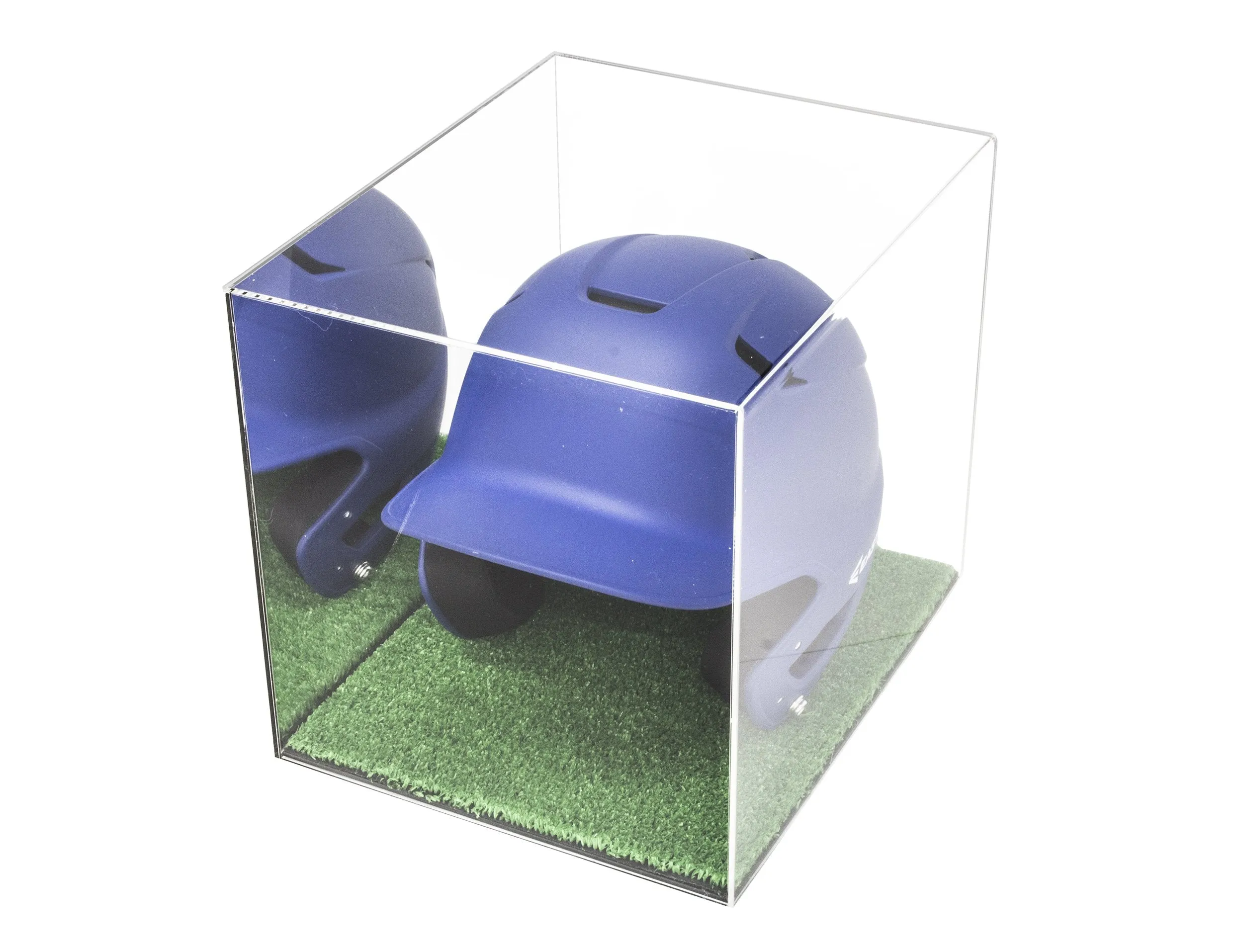 Versatile Acrylic Display Cases with Turf Base - All In One Product