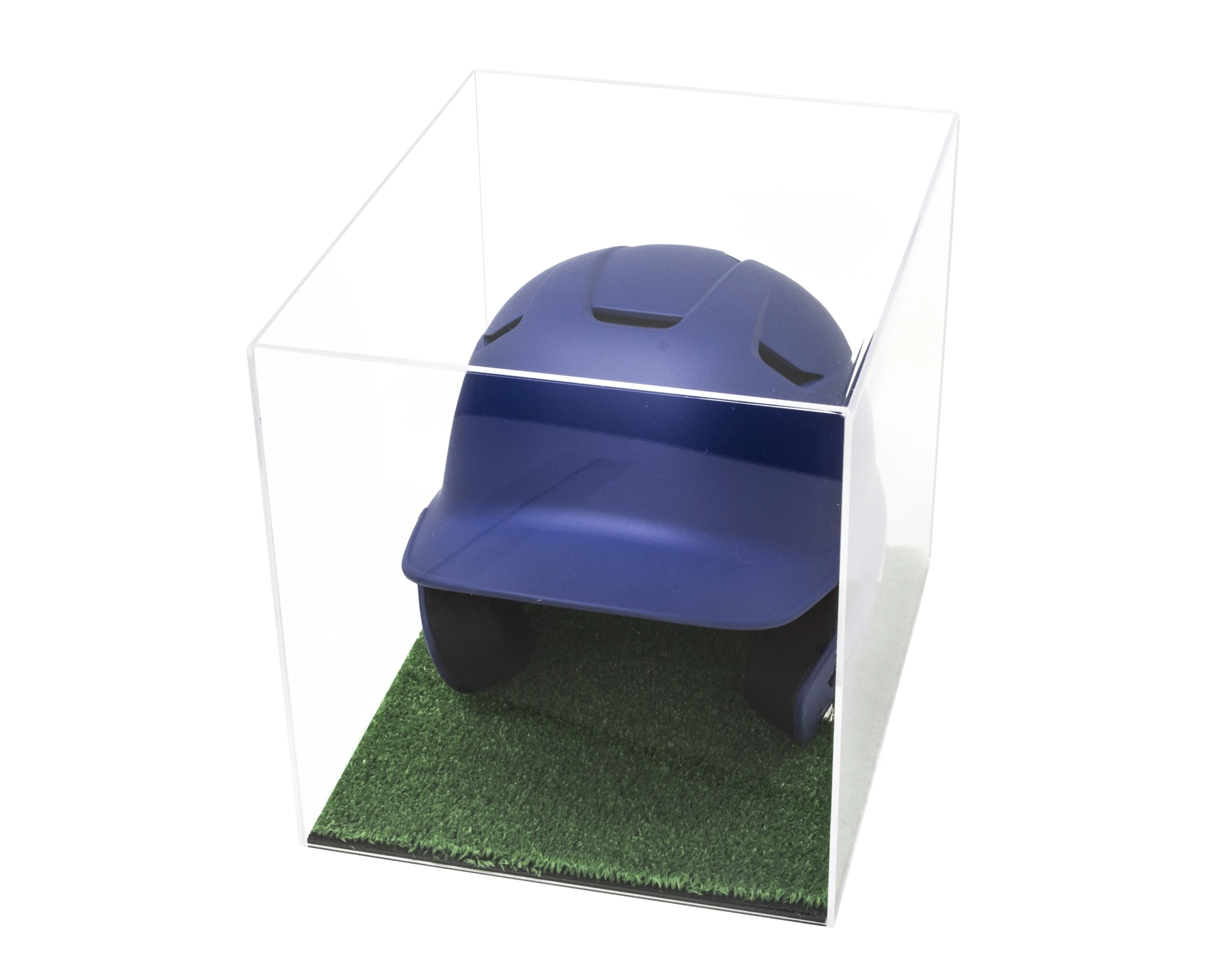 Versatile Acrylic Display Cases with Turf Base - All In One Product