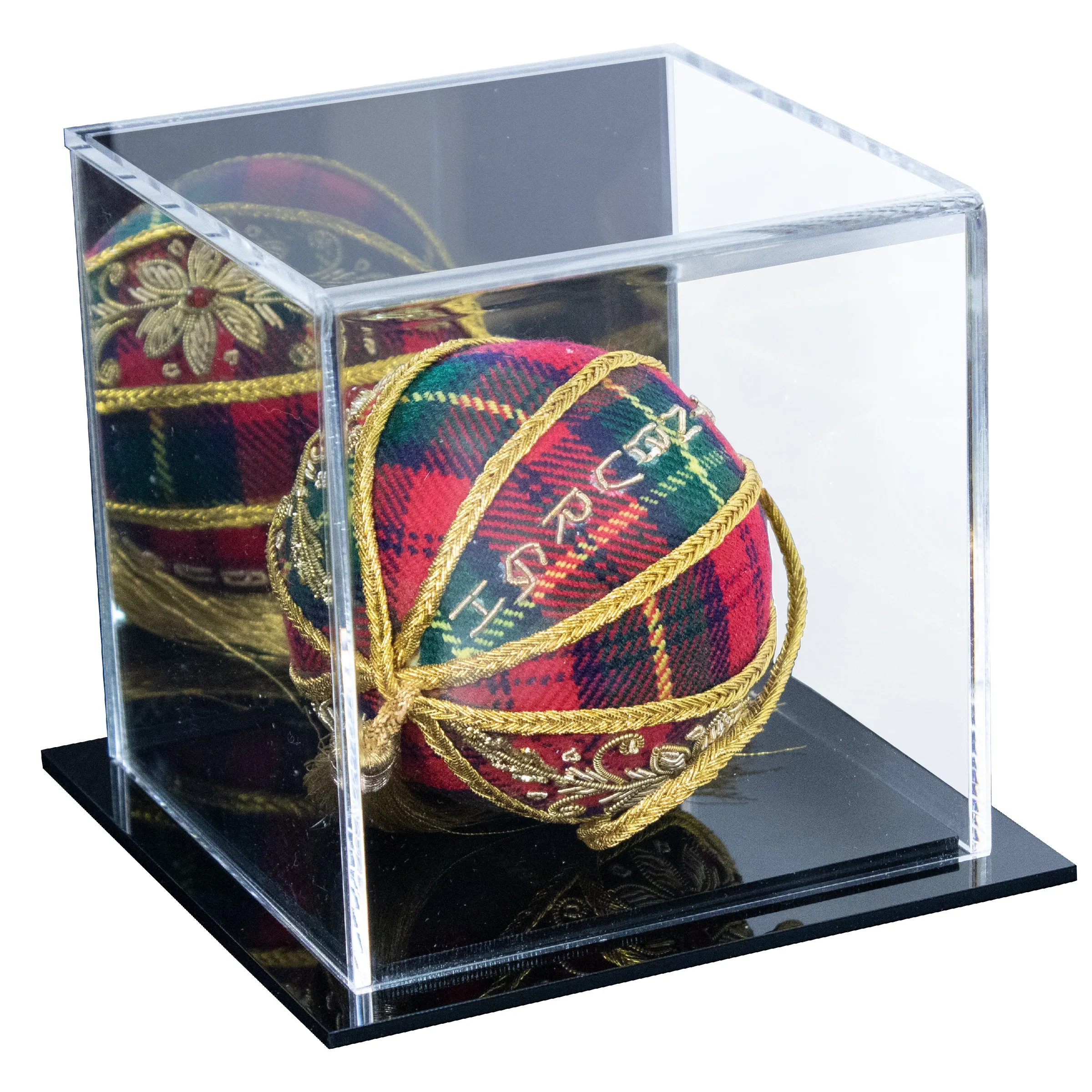 Versatile Acrylic Display Cases with Turf Base - All In One Product