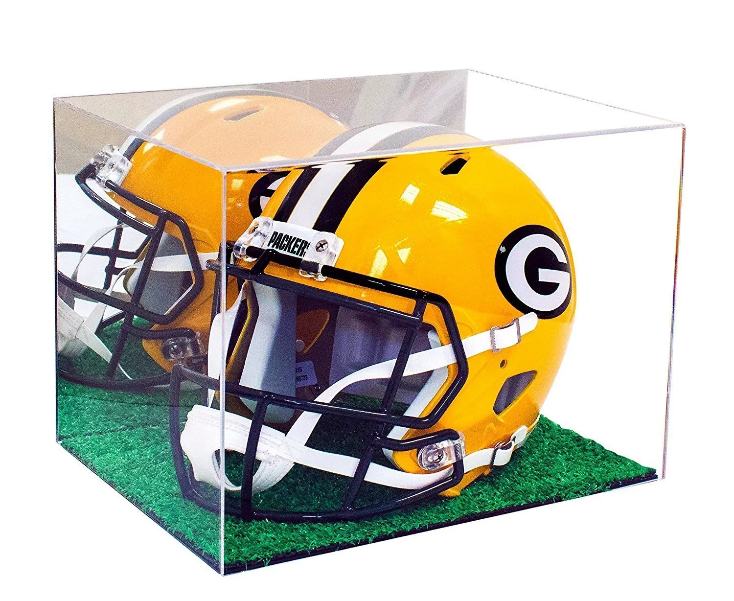 Versatile Acrylic Display Cases with Turf Base - All In One Product