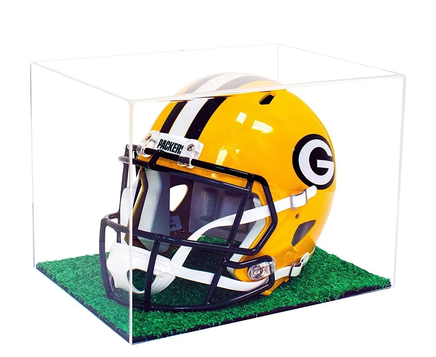 Versatile Acrylic Display Cases with Turf Base - All In One Product