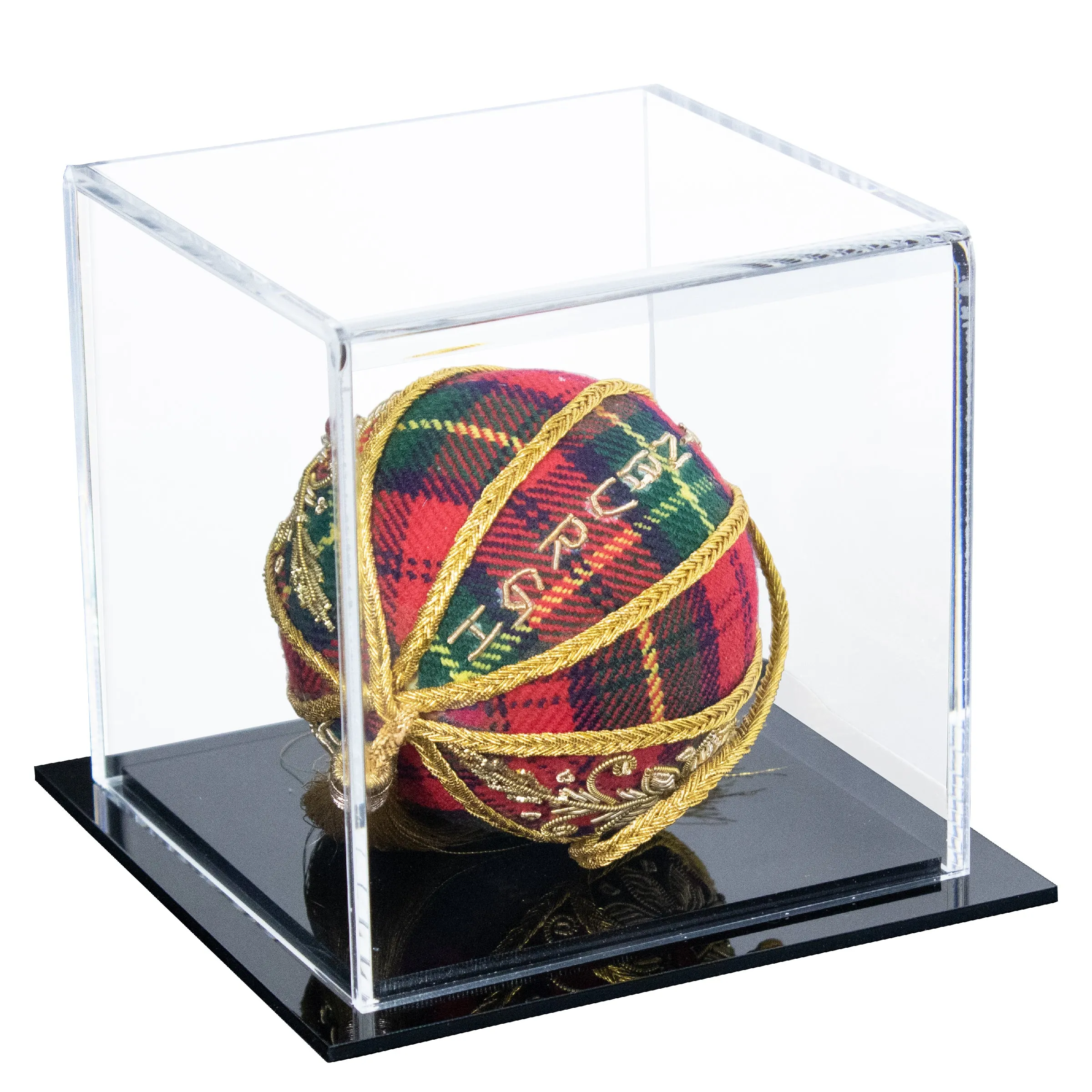 Versatile Acrylic Display Cases with Turf Base - All In One Product