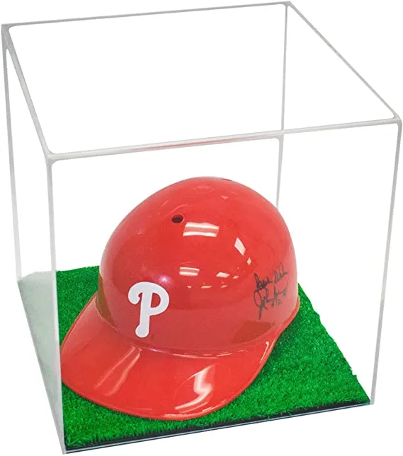 Versatile Acrylic Display Cases with Turf Base - All In One Product