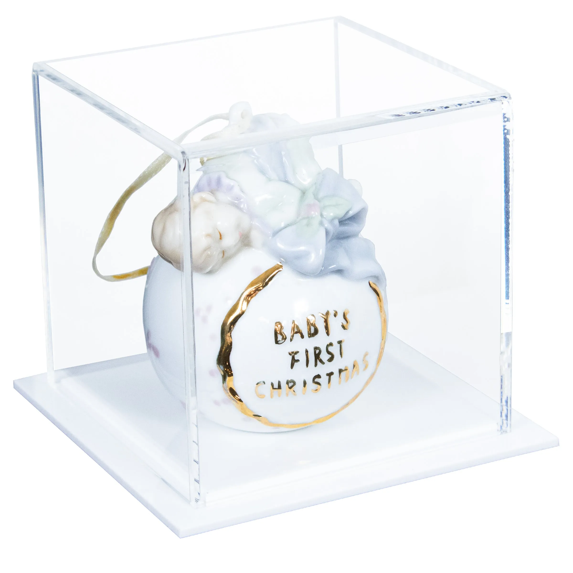 Versatile Acrylic Display Cases with Turf Base - All In One Product