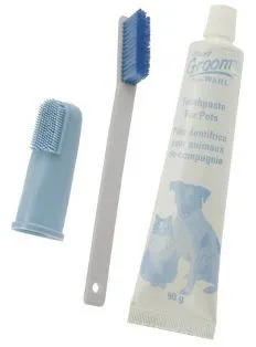 WAHL Toothpaste Brush Finger Brush Set Dog