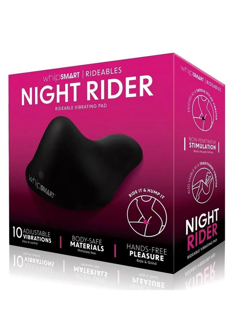 WhipSmart Night Rider Rechargeable Silicone Vibrating Pad