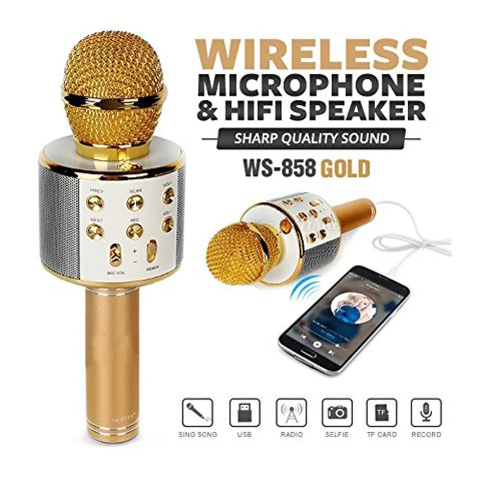 Wireless Bluetooth Mic with Speaker