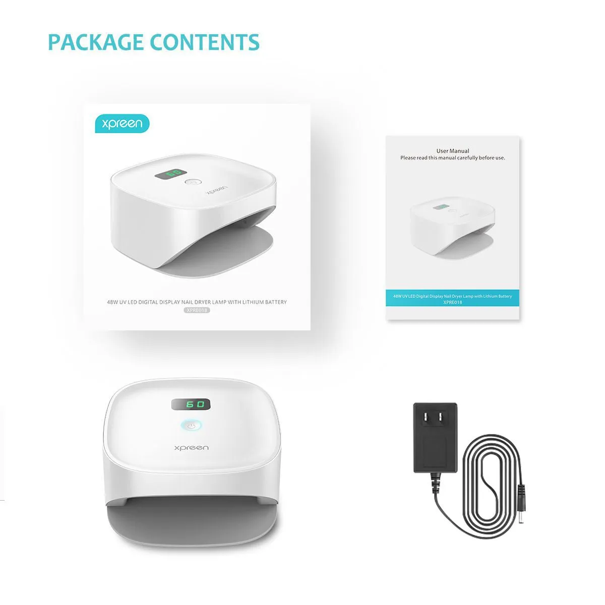 Wireless charging nail phototherapy machine