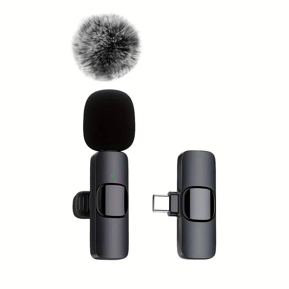 Wireless Lavalier Microphone for Pro Audio and Video Recording