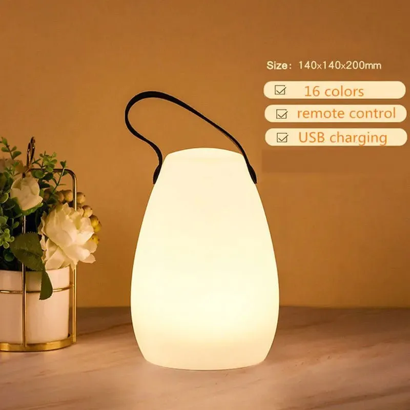 Wireless Table Lamp with Remote Control