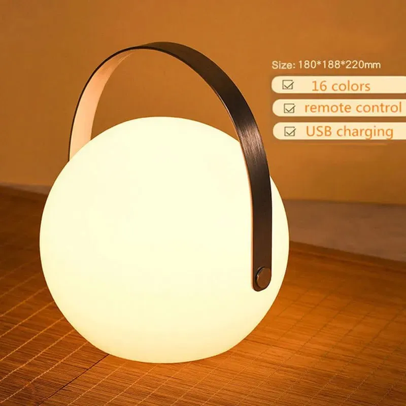 Wireless Table Lamp with Remote Control