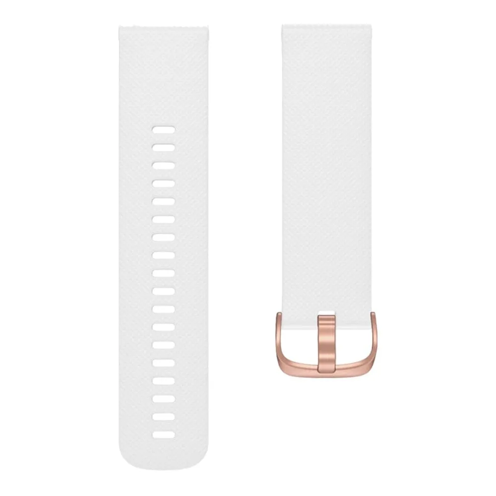 Xiaomi Band 8 Pro compatible Silicone Watch Straps with Rose Gold Buckles