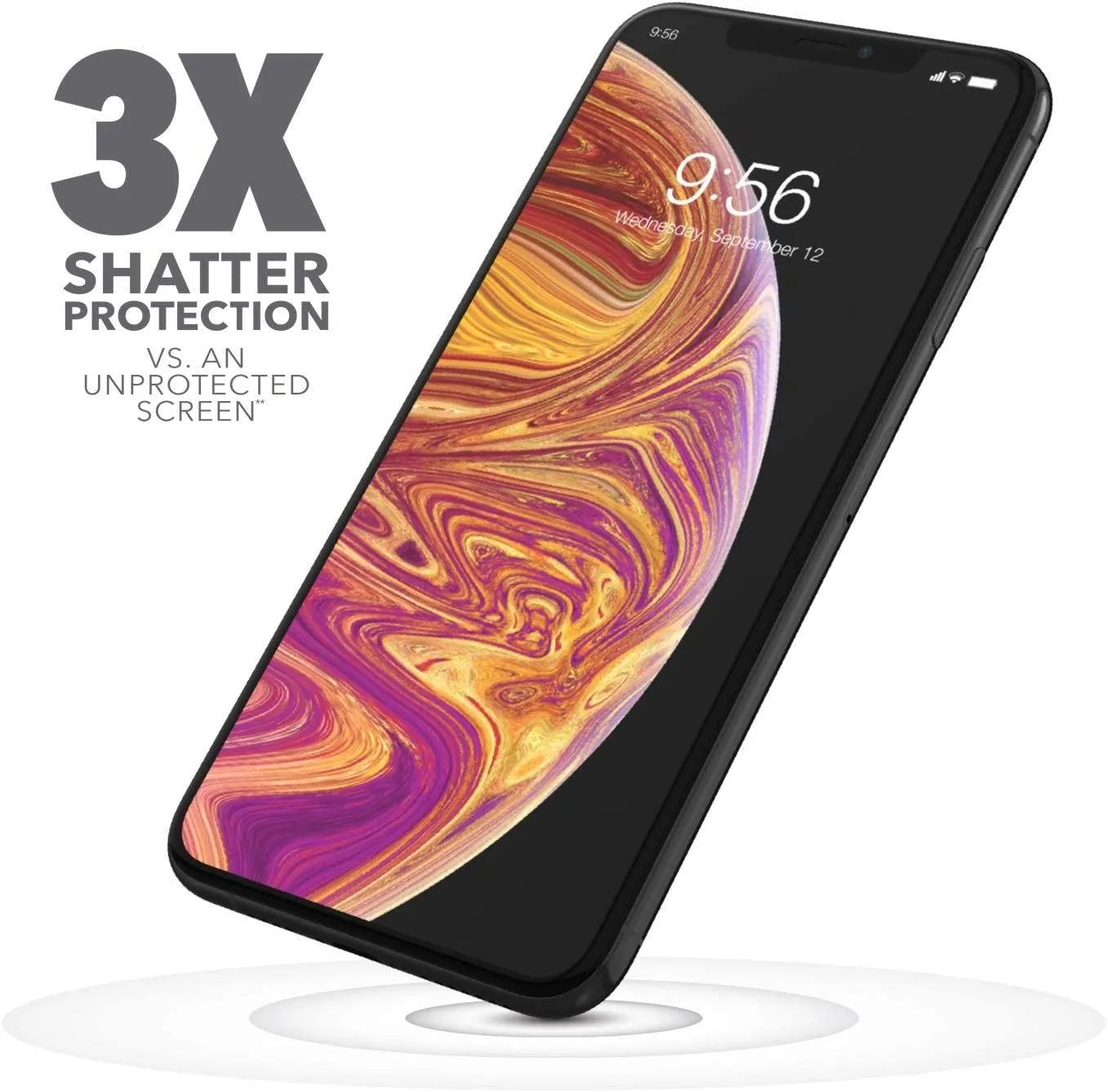 Zagg Glass   Screen Protector for iphone XS Max 6.5" Clear - 200102002