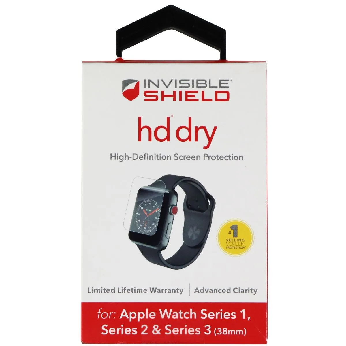 ZAGG HD Dry Screen Protector for Apple Watch Series 3/2/1 (38mm)