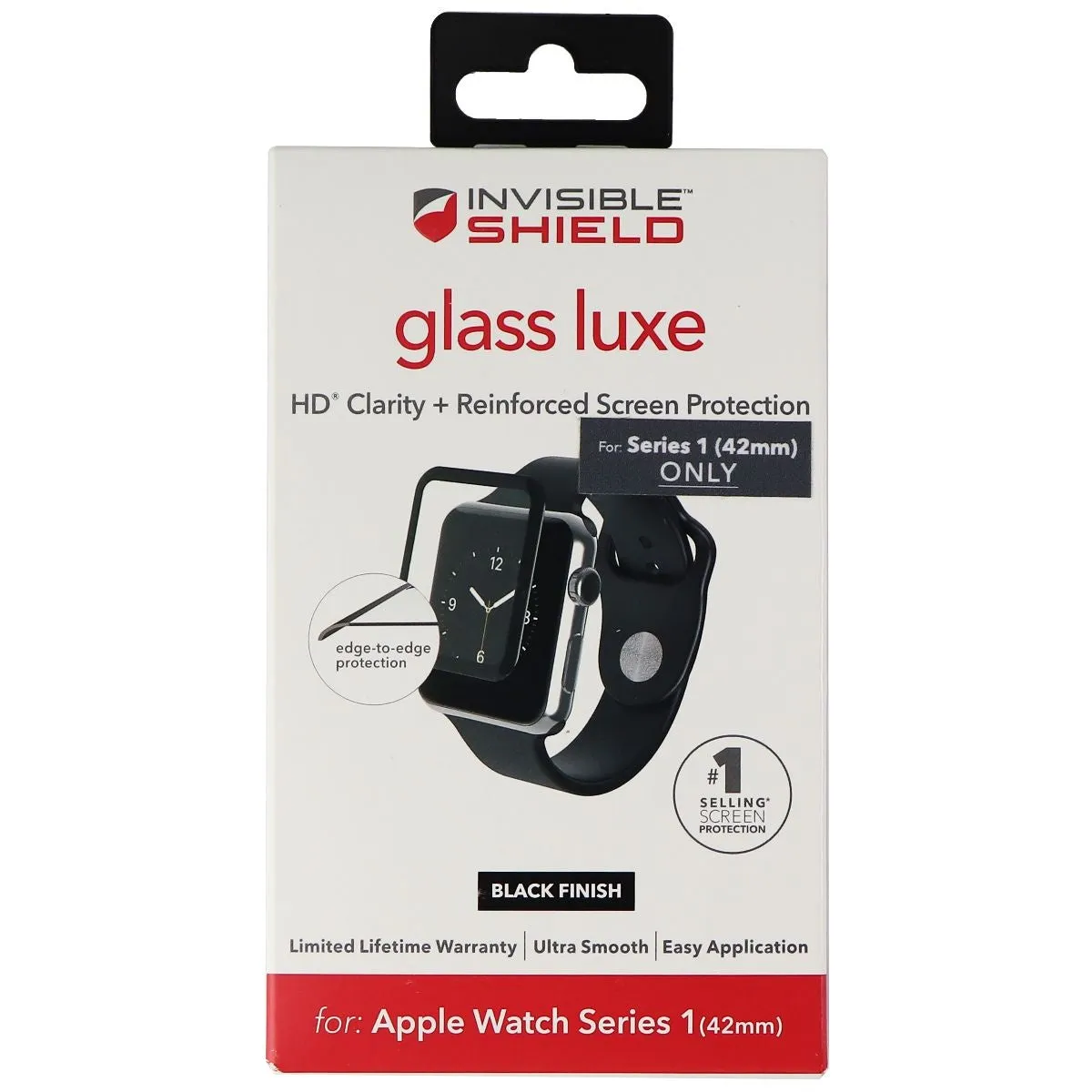 ZAGG InvisibleShield Glass Luxe Screen Protector for Apple Watch Series 1 (42mm)