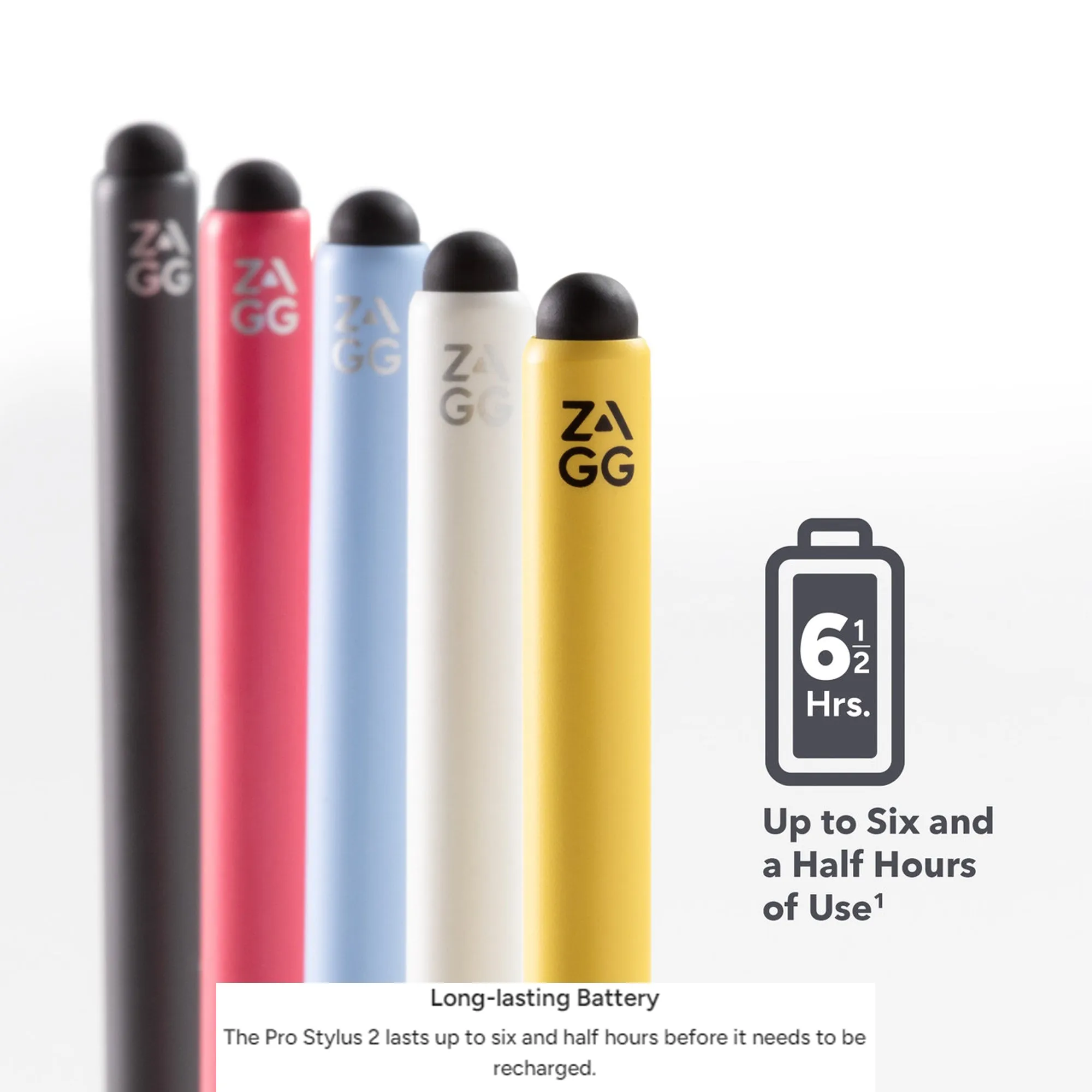 ZAGG Pro Stylus 2 - Dual Tip Stylus with Wireless Charging