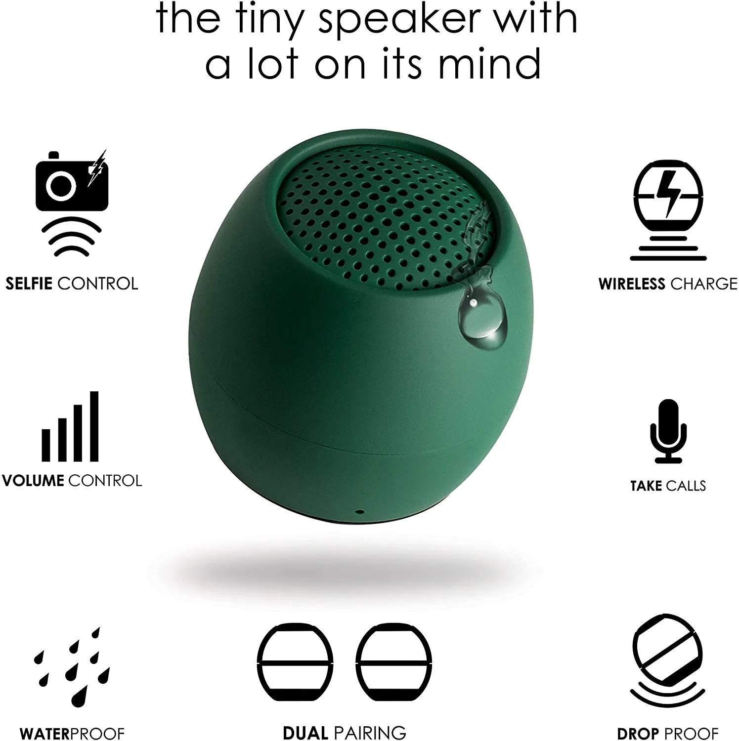 ZERO Mini Wireless Bluetooth Speaker - Green